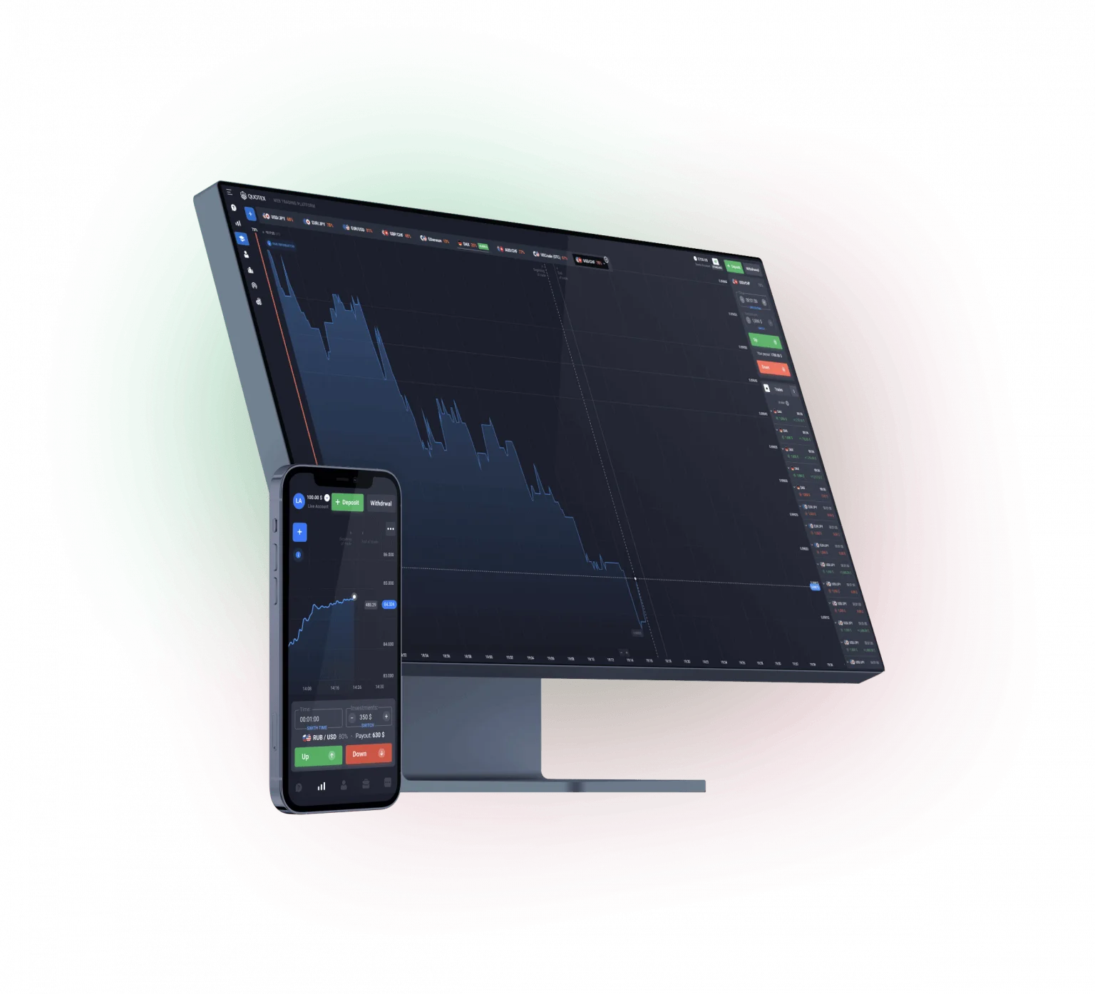 Logo da QuoteX Corretora
